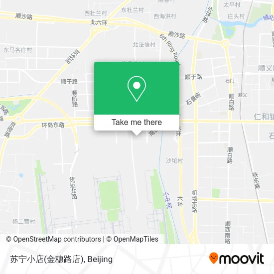苏宁小店(金穗路店) map