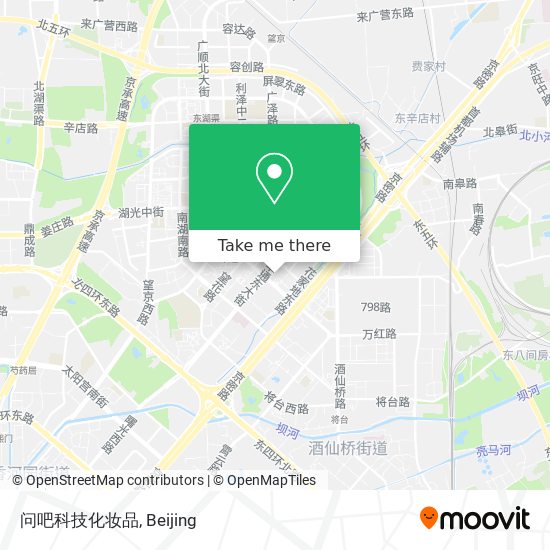 问吧科技化妆品 map