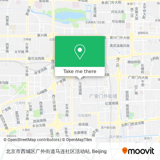 北京市西城区广外街道马连社区活动站 map