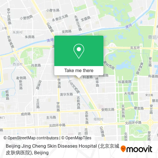 Beijing Jing Cheng Skin Diseases Hospital (北京京城皮肤病医院) map