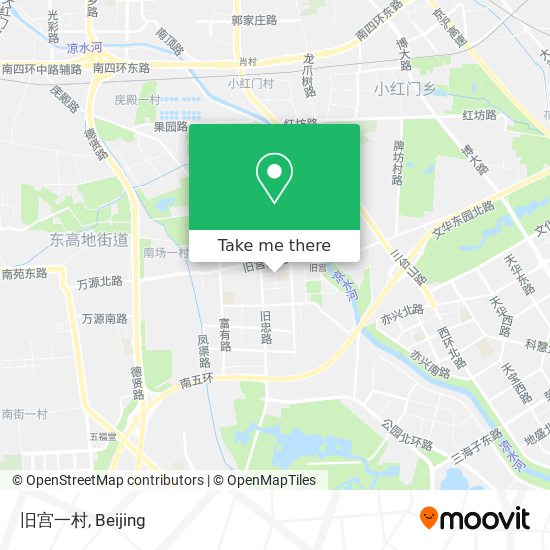 旧宫一村 map