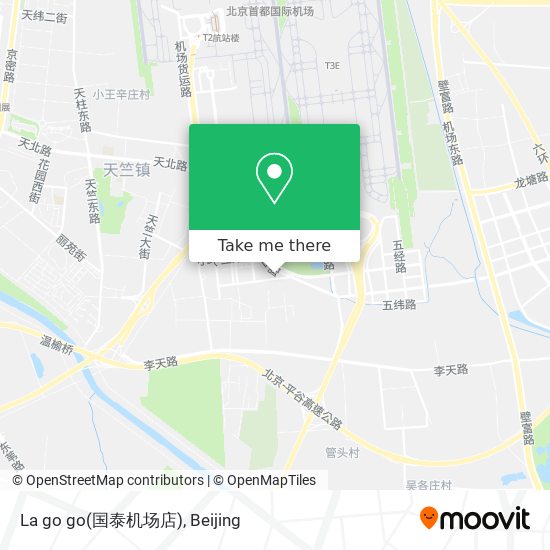 La go go(国泰机场店) map