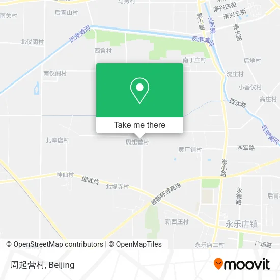 周起营村 map
