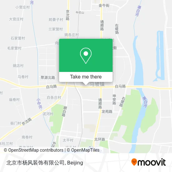 北京市杨风装饰有限公司 map