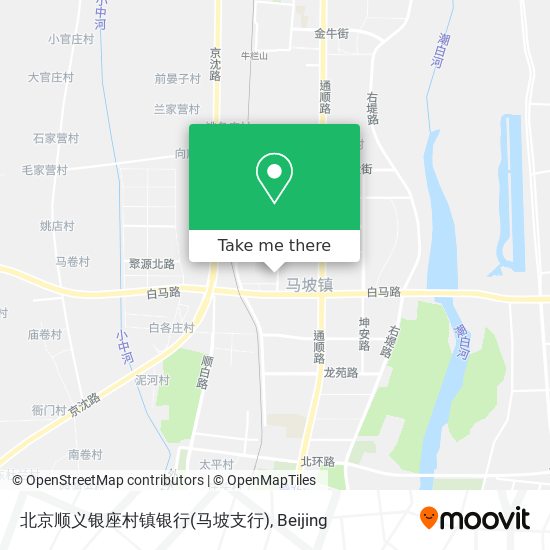 北京顺义银座村镇银行(马坡支行) map