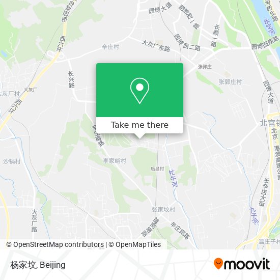 杨家坟 map