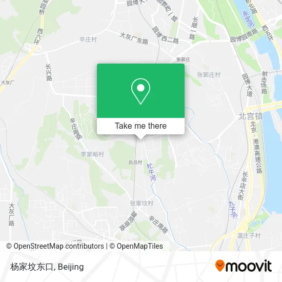 杨家坟东口 map