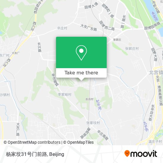 杨家坟31号门前路 map