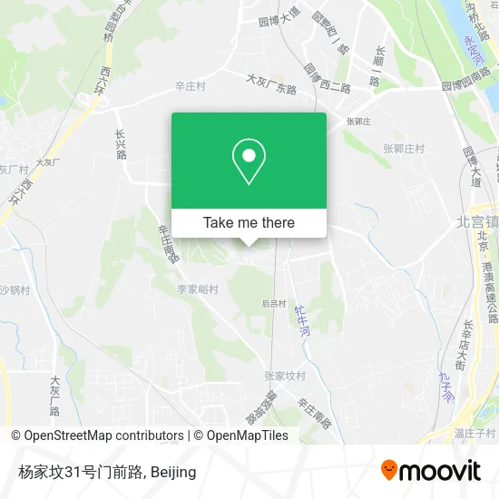 杨家坟31号门前路 map