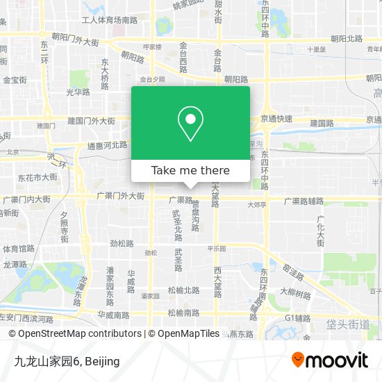 九龙山家园6 map