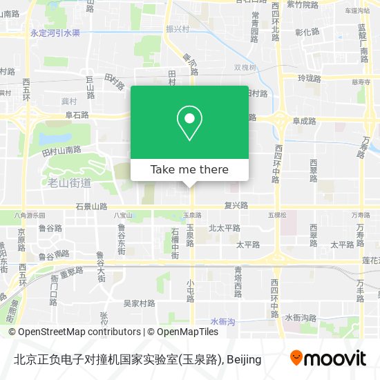 北京正负电子对撞机国家实验室(玉泉路) map