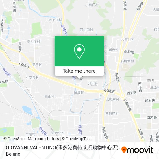 GIOVANNI VALENTINO(乐多港奥特莱斯购物中心店) map
