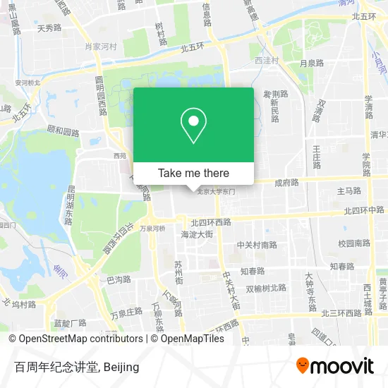 百周年纪念讲堂 map