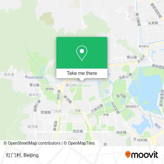 红门村 map
