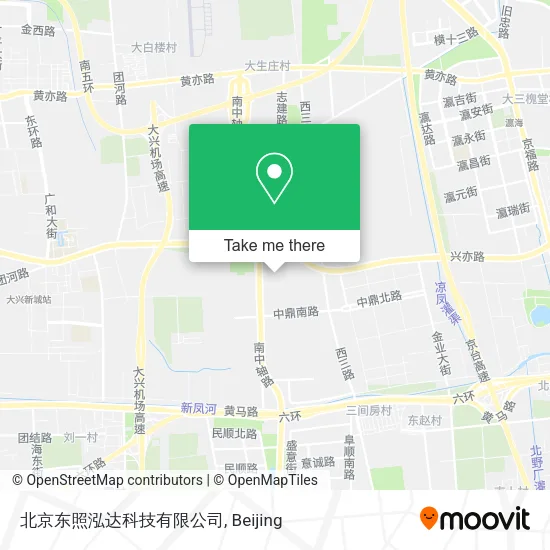 北京东照泓达科技有限公司 map