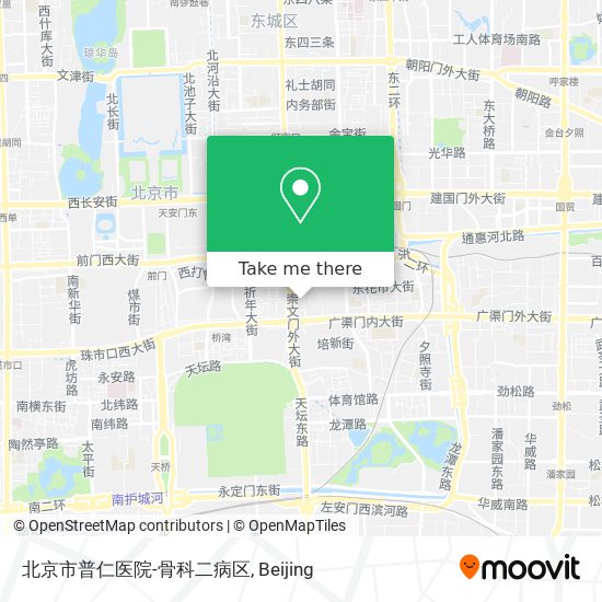北京市普仁医院-骨科二病区 map