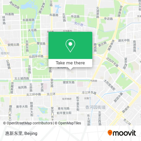 惠新东里 map