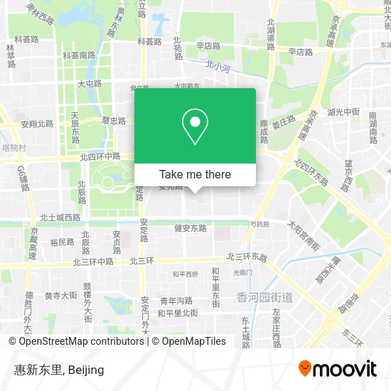 惠新东里 map