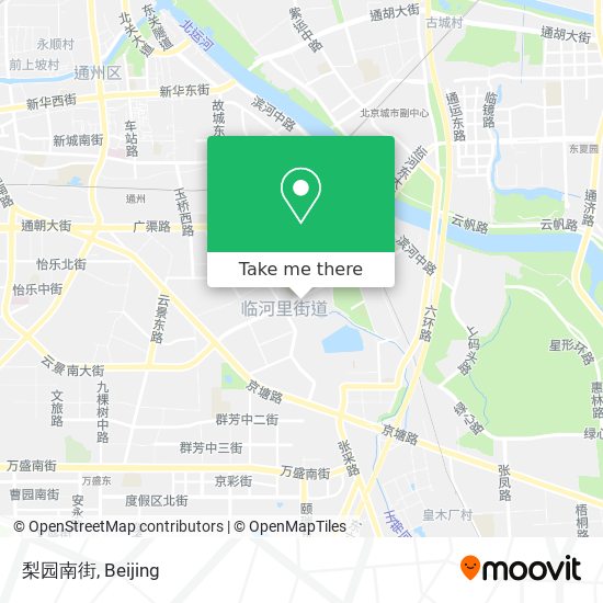 梨园南街 map