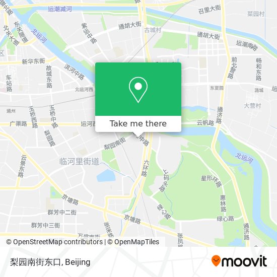梨园南街东口 map