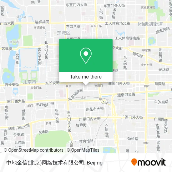中地金信(北京)网络技术有限公司 map