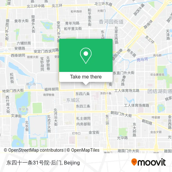 东四十一条31号院-后门 map