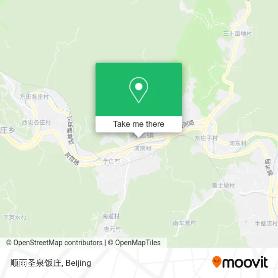 顺雨圣泉饭庄 map