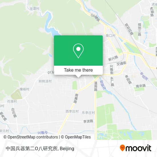 中国兵器第二O八研究所 map