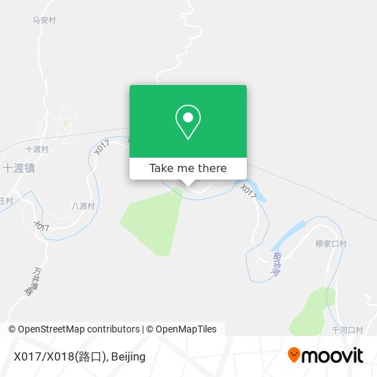 X017/X018(路口) map