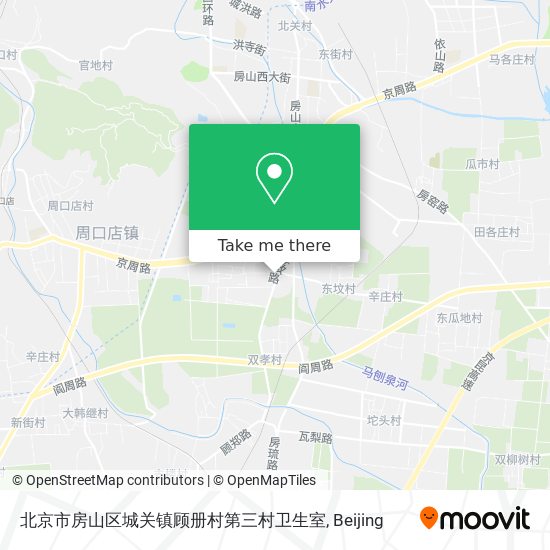 北京市房山区城关镇顾册村第三村卫生室 map