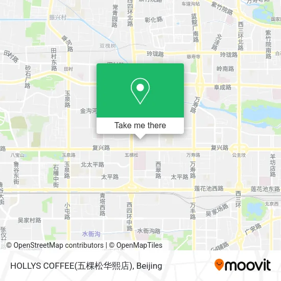 HOLLYS COFFEE(五棵松华熙店) map