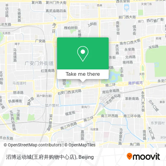 滔博运动城(王府井购物中心店) map