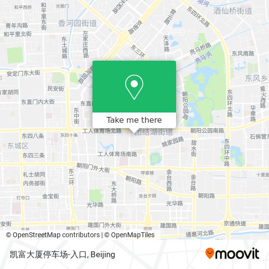 凯富大厦停车场-入口 map