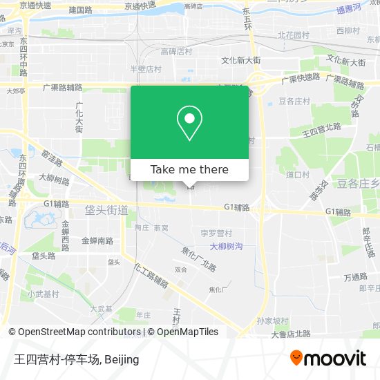 王四营村-停车场 map