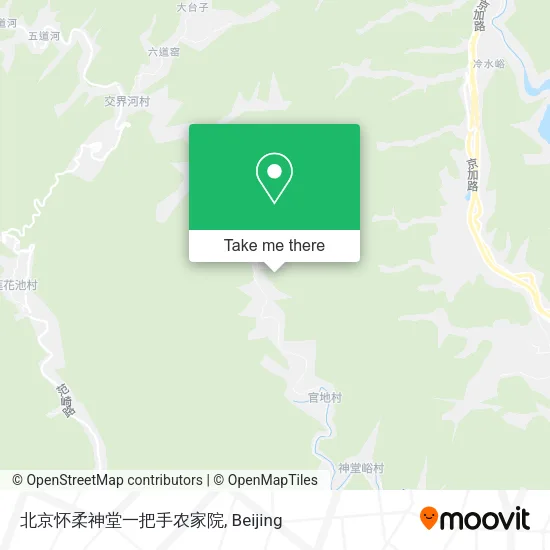 北京怀柔神堂一把手农家院 map