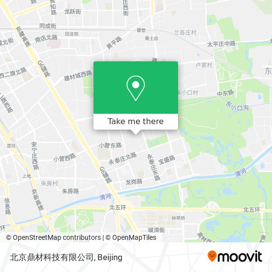 北京鼎材科技有限公司 map