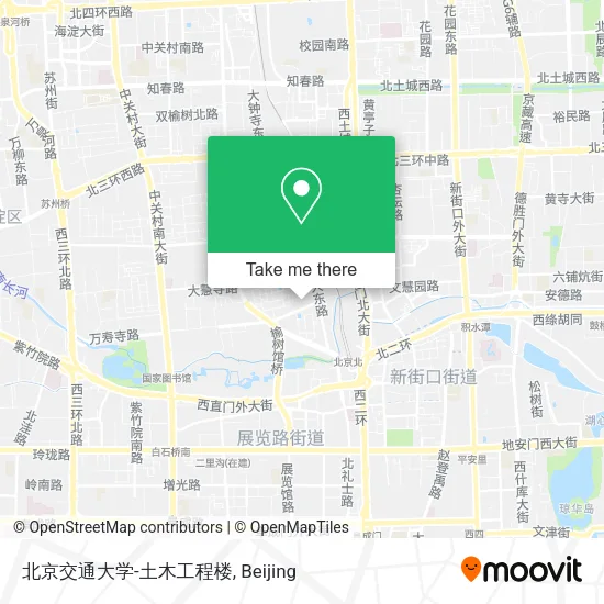 北京交通大学-土木工程楼 map