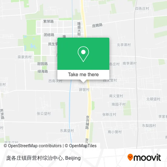 庞各庄镇薛营村综治中心 map