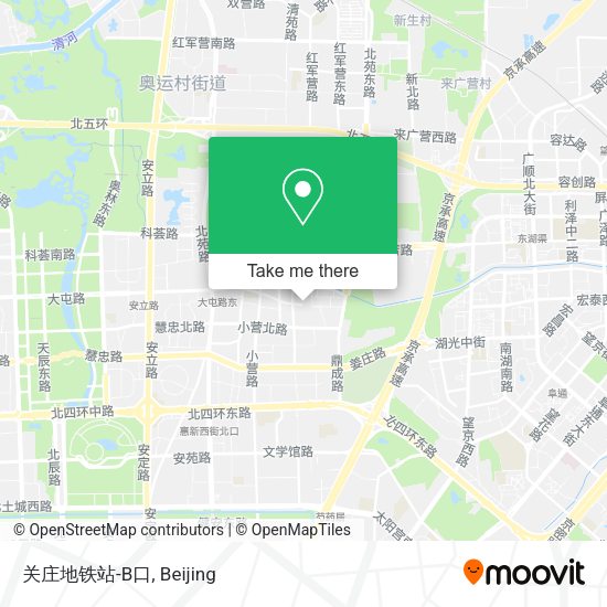 关庄地铁站-B口 map