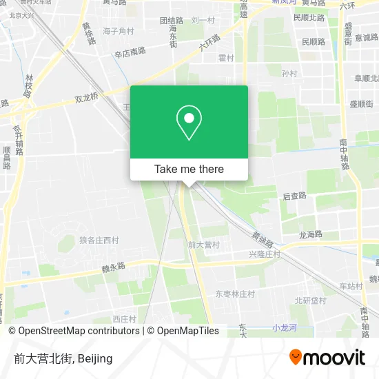 前大营北街 map