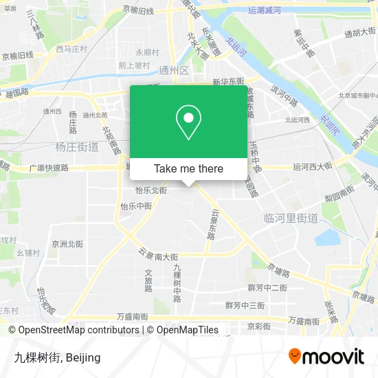 九棵树街 map