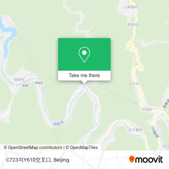 C723与Y610交叉口 map