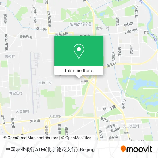 中国农业银行ATM(北京德茂支行) map