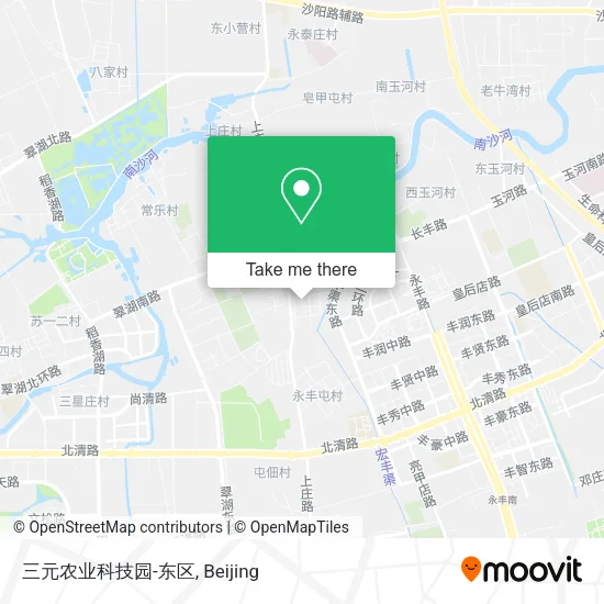三元农业科技园-东区 map