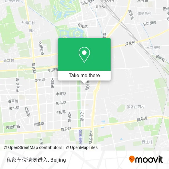 私家车位请勿进入 map