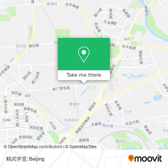精武学堂 map