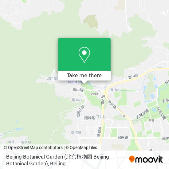 Beijing Botanical Garden map