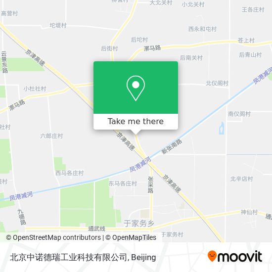 北京中诺德瑞工业科技有限公司 map