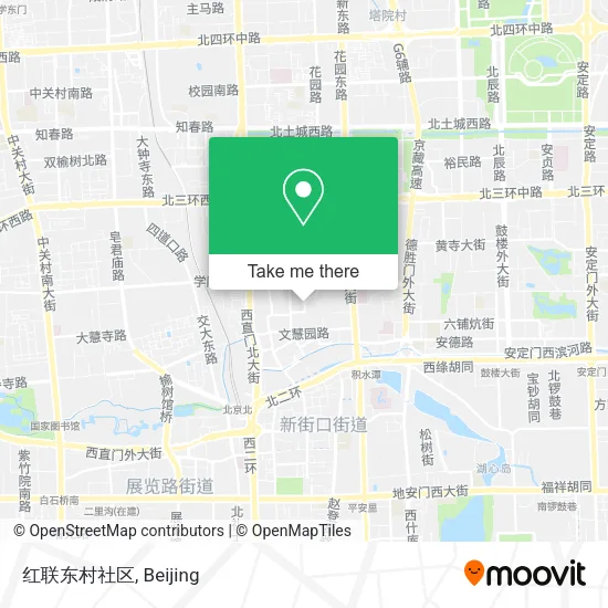 红联东村社区 map