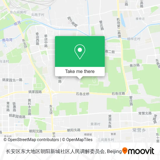 长安区东大地区朝阳新城社区人民调解委员会 map